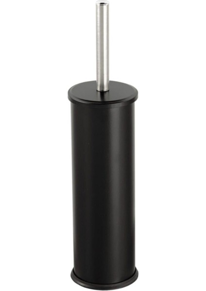 Siyah Renkli Paslanmaz Pedallı 5 Lt Çöp Kovası - Klozet Fırçası 2'li Banyo Seti modelleri