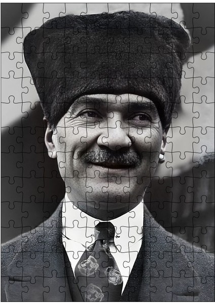 Ahşap Mdf Puzzle Yapboz Mustafa Kemal Atatürk 120 Parça 25*35 cm