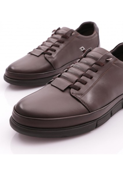 9841 Erkek Kapali Bağcikli Sneaker Ayakkabi