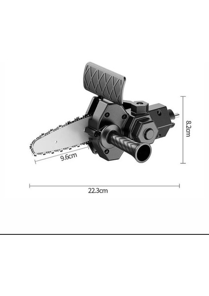 Tekno Trust Zincirli Testere Dönüştürücü Şarjlı Elektrikli Matkap Için Taşınabilir Ahşap Testere Adaptörü.