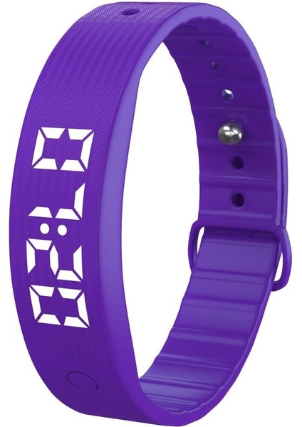 Fitness Takip Bluetooth ve Uygulama Yok Telefon Gerektirmez - Mor