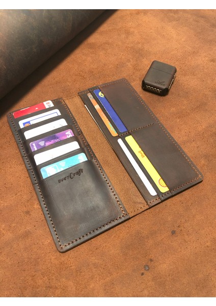 Over Craft Overcraft El Yapımı Deri Kartlık ve Cüzdan Hakiki Kartlık.leather Wallet Personalized Kişiselleştirilir