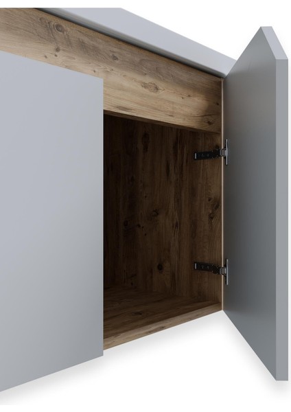Napoli 80 cm Mdf Banyo Dolabı Seti + Boy Dolabı modelleri