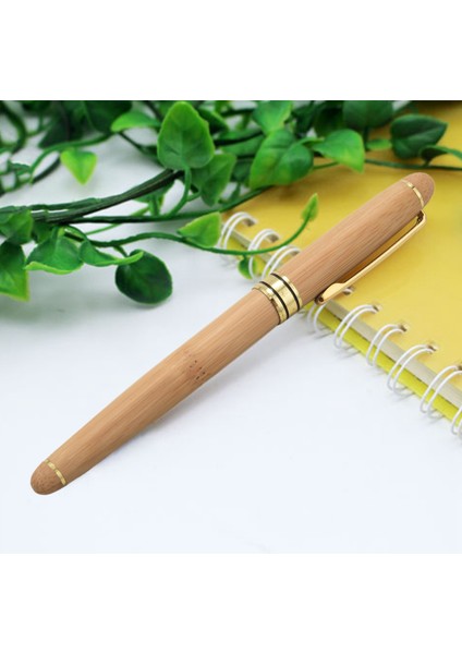 Vintage Zarif Bambu Dolma Kalem Kutusu ile Iş Hediyeler Için Lüks Marka Ofis Yazma Kalemler (Yurt Dışından) fiyatları