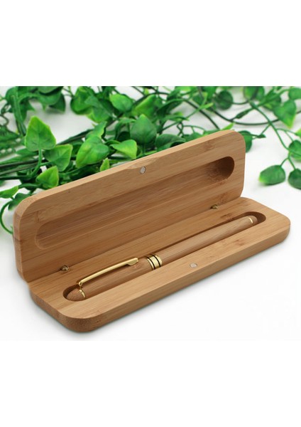 Vintage Zarif Bambu Dolma Kalem Kutusu ile Iş Hediyeler Için Lüks Marka Ofis Yazma Kalemler (Yurt Dışından) modelleri