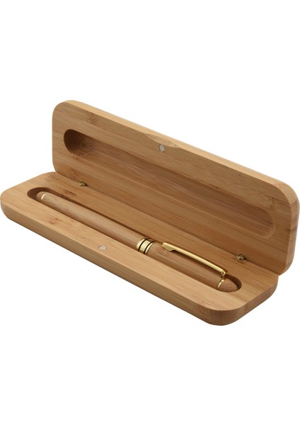 Vintage Zarif Bambu Dolma Kalem Kutusu ile Iş Hediyeler Için Lüks Marka Ofis Yazma Kalemler (Yurt Dışından) indirimleri