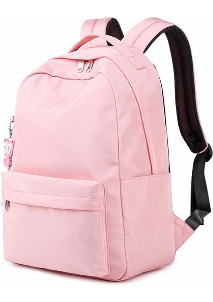 Öğrenci Okul Çantası Büyük Kapasiteli Sırt Çantası Pembe (Yurt Dışından) fiyatları