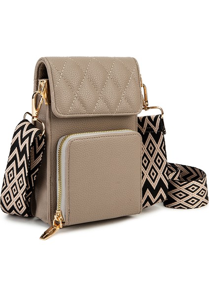 Cep Telefonları, Kartlar, Bozuk Paralar ve Diğer Küçük Eşyalar Için Kadın Crossbody Çanta Omuz Çantası (Yurt Dışından)