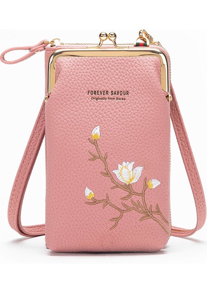 Cep Telefonları, Kartlar, Bozuk Paralar ve Diğer Küçük Eşyalar Için Kadın Crossbody Çanta Omuz Çantası (Yurt Dışından)