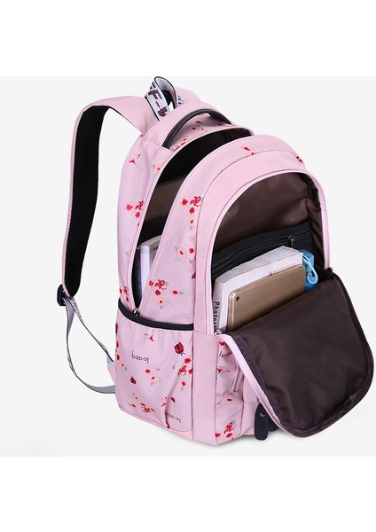 Öğrenci Okul Çantası Büyük Kapasiteli Sırt Çantası Pembe (Yurt Dışından) modelleri