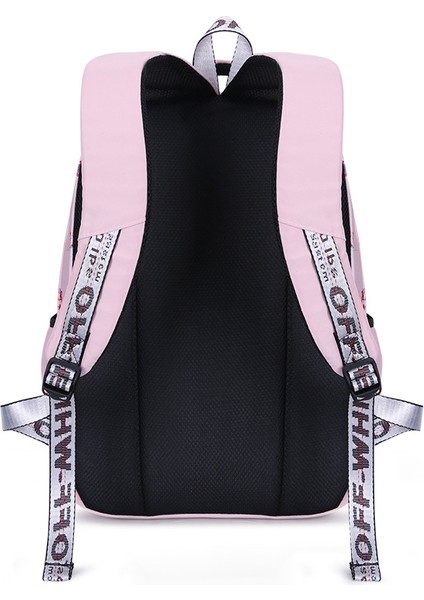 Öğrenci Okul Çantası Büyük Kapasiteli Sırt Çantası Pembe (Yurt Dışından) fırsatları