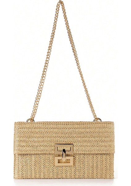 Tatil Stili Hasır Çanta Omuz Kadın Çantası (Yurt Dışından)