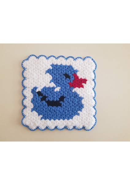 Banyo Bebek El Örme Lifi Yün Çirkin Ördek Desenli Takım Renk