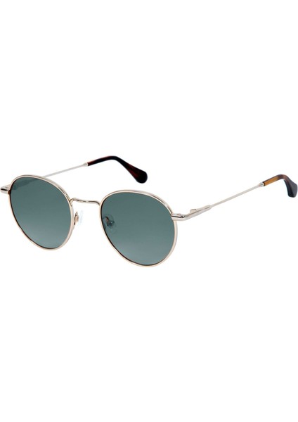 6701 5 Oval Altın - Şeffaf Unisex Güneş Gözlüğü