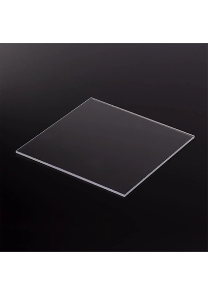 Şeffaf Pleksi Levha 2.8 mm Pleksiglass 20 cm x 20 cm