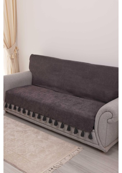 Sırt ve Oturma Kısmını Kapatan Püsküllü Koltuk Örtüsü 180X210 Cm,ko-31