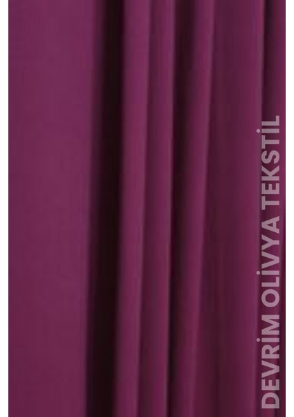 Lüks Düz Dikim Mürdüm Ada Fon Perde En x Yükseklik modelleri