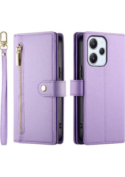 Xiaomi Redmi Için Flip Case 12 4g/5g Iş Cüzdan Çok Fonksiyonlu Standı (Yurt Dışından)