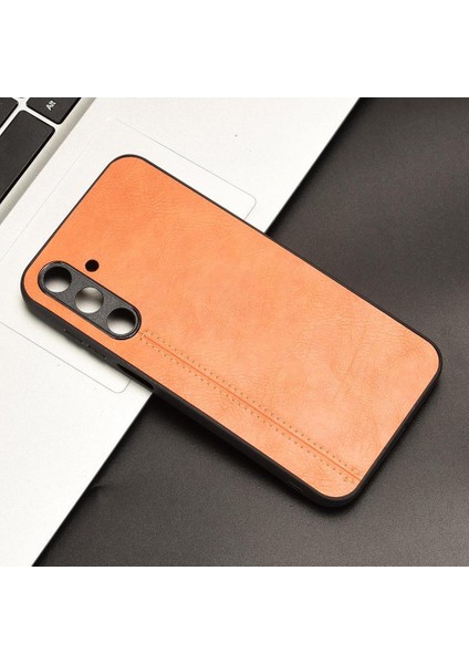 Samsung Galaxy M35 Vegan Pu Deri Kickstand Cüzdan Kılıf Için Cüzdan Kılıf (Yurt Dışından)