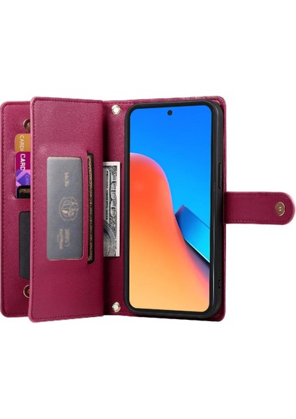 Xiaomi Redmi Için Flip Case 12 4g/5g Iş Cüzdan Çok Fonksiyonlu Standı (Yurt Dışından) indirimleri