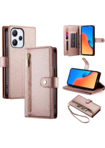 Xiaomi Redmi Için Flip Case 12 4g/5g Iş Cüzdan Çok Fonksiyonlu Standı (Yurt Dışından) fırsatları