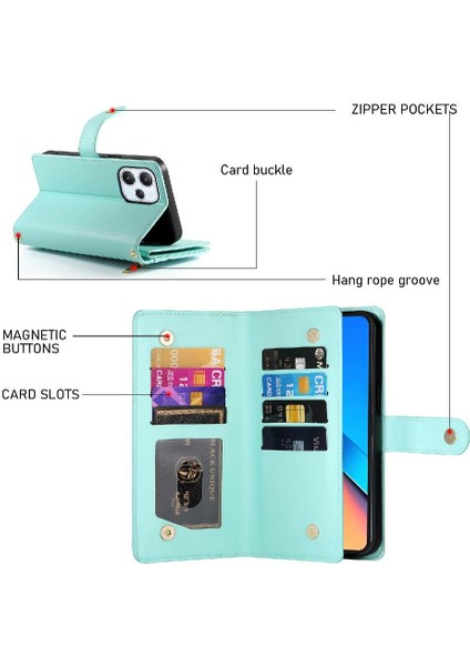 Xiaomi Redmi Için Flip Case 12 4g/5g Iş Cüzdan Çok Fonksiyonlu Standı (Yurt Dışından) indirimleri