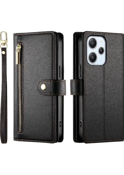 Xiaomi Redmi Için Flip Case 12 4g/5g Iş Cüzdan Çok Fonksiyonlu Standı (Yurt Dışından) modelleri