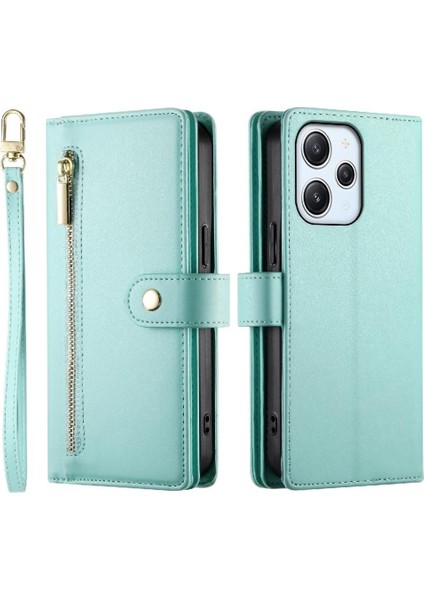 Xiaomi Poco M6 Pro Iş Için Flip Case Standı Cüzdan Çok Fonksiyonlu (Yurt Dışından)