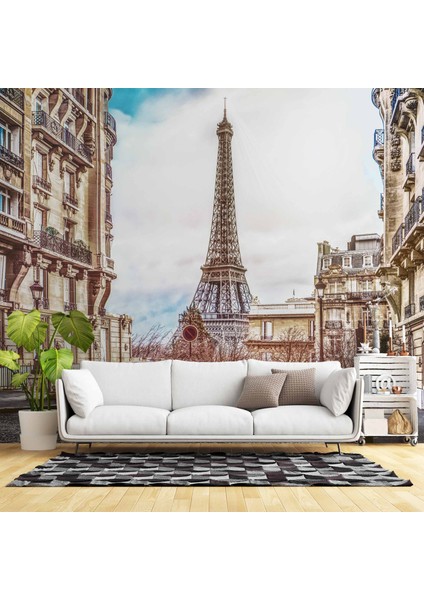 Paris Sokak ve Eyfel Kulesi Manzaralı