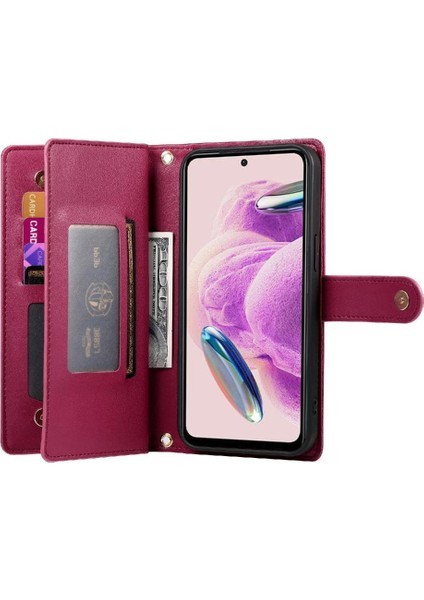 Xiaomi Redmi Not 11 Için Flip Case 4g Crossbody Kayış Iş Cüzdan (Yurt Dışından)