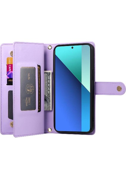 Xiaomi Redmi Not 13 Için Flip Case 4g Çok Fonksiyonlu Iş Cüzdan (Yurt Dışından) indirimleri