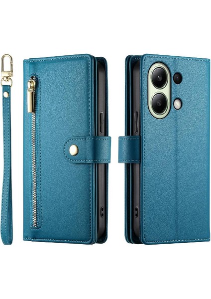 Xiaomi Redmi Not 13 Için Flip Case 4g Çok Fonksiyonlu Iş Cüzdan (Yurt Dışından)