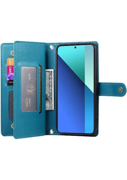 Xiaomi Redmi Not 13 Için Flip Case 4g Çok Fonksiyonlu Iş Cüzdan (Yurt Dışından) indirimleri