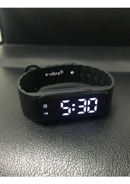 Tuvalet Eğitimi Saati - Sessiz Titreşimli Alarm - (Siyah - Büyük)