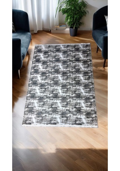 Gri-Mavi Modern Kaymaz Taban Halı Bt-N-413 fiyatları