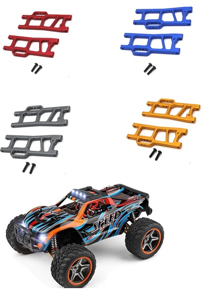 Wltoys 104009 12402-A Rc Araba Yükseltme Parçaları Aksesuarları Için Metal Ön Alt Süspansiyon Kolu, Sarı (Yurt Dışından)