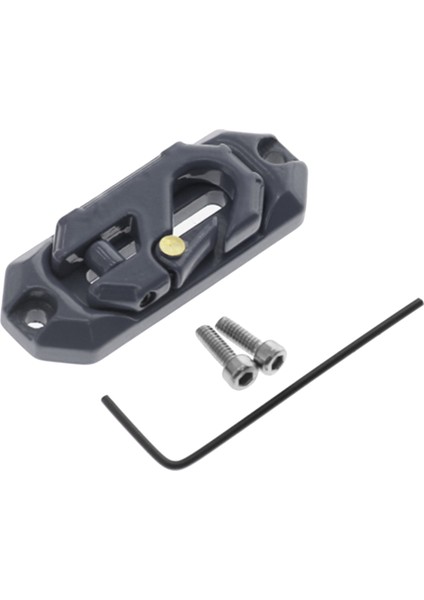 Vinç Kontrol Montaj Plakası Metal Vinç Kanca Kurtarma Aracı Rc Paletli Araba Axail SCX10 Trx4, Gri Için Uygun (Yurt Dışından)