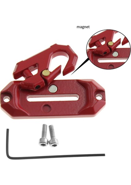 Vinç Kontrol Montaj Plakası Metal Vinç Kanca Kurtarma Aracı Rc Paletli Araba Axail SCX10 Trx4, Gri Için Uygun (Yurt Dışından) modelleri