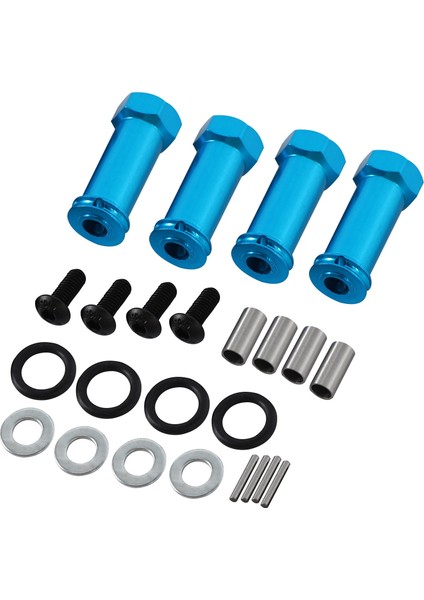 12MM Alüminyum Jant Hex Adaptörleri Uzun 29MM Uzatma Rc Araba Dönüşüm Parçaları 1/12 Wltoys 12428 12423 Gökyüzü Mavi (Yurt Dışından) modelleri