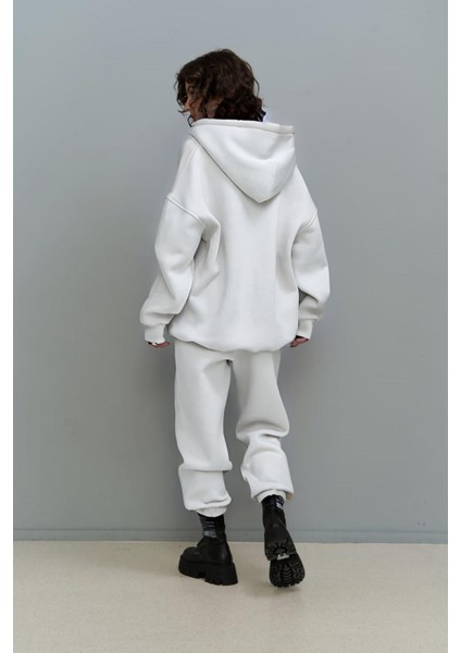 Kadın Yüksek Bel 3iplik Kaliteli Oversize Eşofman Takımı modelleri