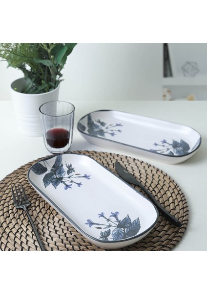 Çiçek Bahçesi Noyan Kayık Tabak 28 cm 2 Adet 18943