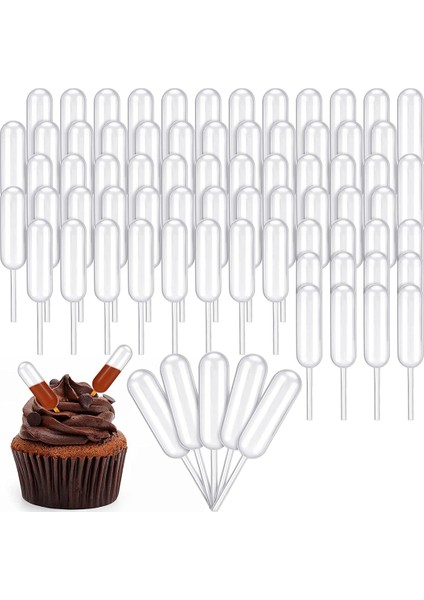1000 Adet 4 ml Plastik Pipetler Sıkma Transfer Damlalığı Tek Kullanımlık Sıvı Damlalık Transfer Pipetleri (Yurt Dışından)