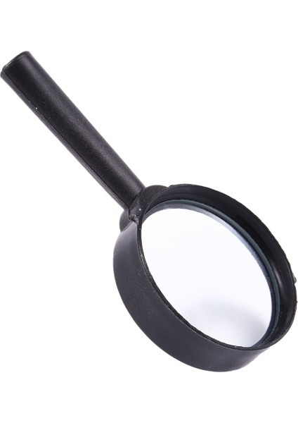 El Tipi Siyah Plastik Çerçeve 40MM Lens 3x Büyüteç Büyüteç (Yurt Dışından)