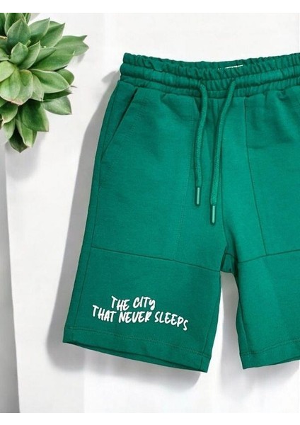 Erkek Çocuk Hope Baskılı Pamuklu Şortlu Takım indirimleri
