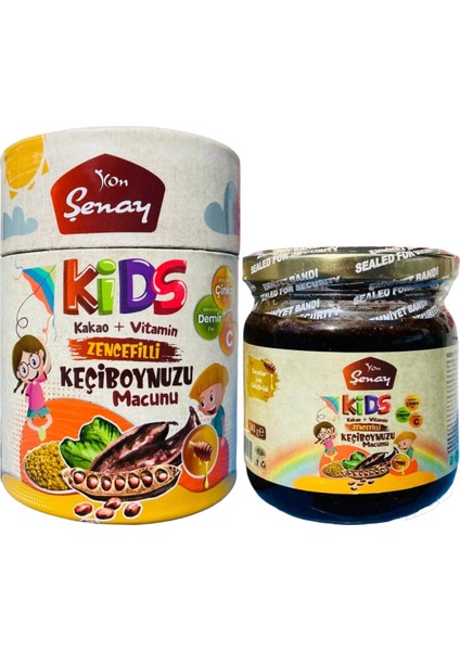 Kon Şenay Kids Keçiboynuzu Macunu 240 gr Kakao Vitamin Zencefilli