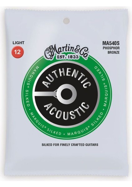 MA540S Marquis Phosphor Bronze Akustik Gitar Teli Lt 12-54