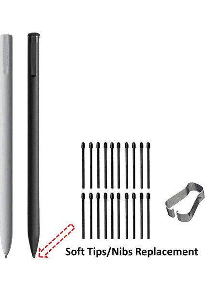 (20 Paket) Dikkat Çekici 2 Stylus Kalem Yedek Yumuşak Uçlar/ipuçları Siyah Için Işaretleyici Kalem Ipuçları/uçları (Yurt Dışından) modelleri