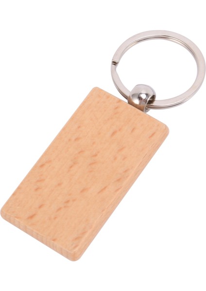 60 Adet Boş Dikdörtgen Ahşap Anahtarlık Diy Ahşap Anahtarlıklar Anahtar Etiketleri Kazıyabilir Diy Hediyeler (Yurt Dışından) indirimleri