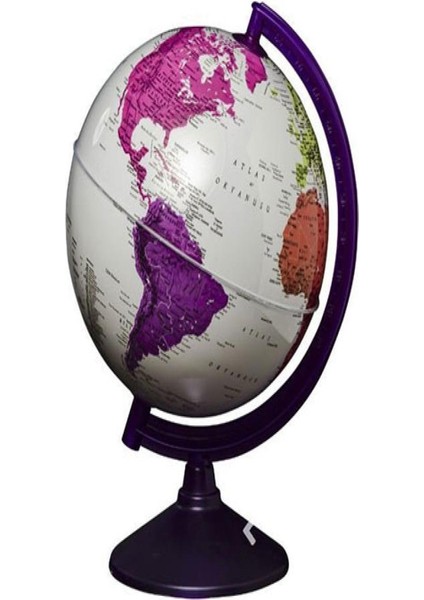 Gürbüz 46254 Globe Seven Colors 26 cm Işıklı Küre