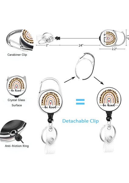 Kordon ve Geri Çekilebilir Makara Klipsi ile Kımlık Tutucu, Çiçek Deseni Retro Çiçek Kartı Isim Etiketi Kordon Koruyucu Klipler D (Yurt Dışından) modelleri